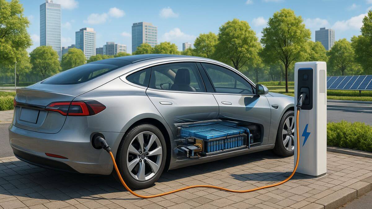 bateria de carro eletrico