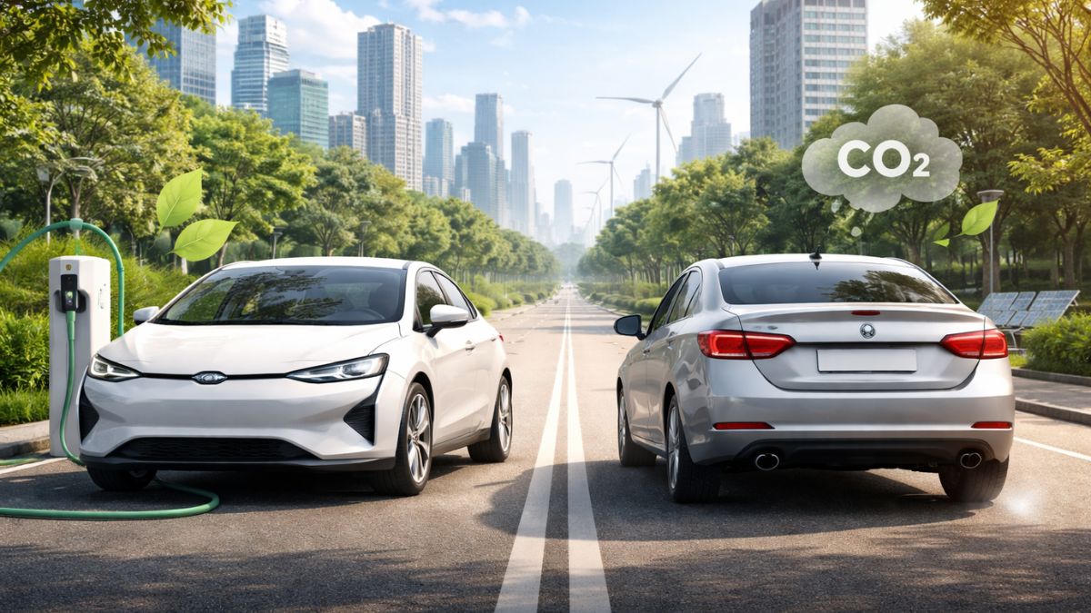 Pegada de Carbono dos Carros Eletricos vs Combustao