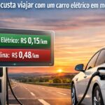 Quanto custa viajar com um carro eletrico