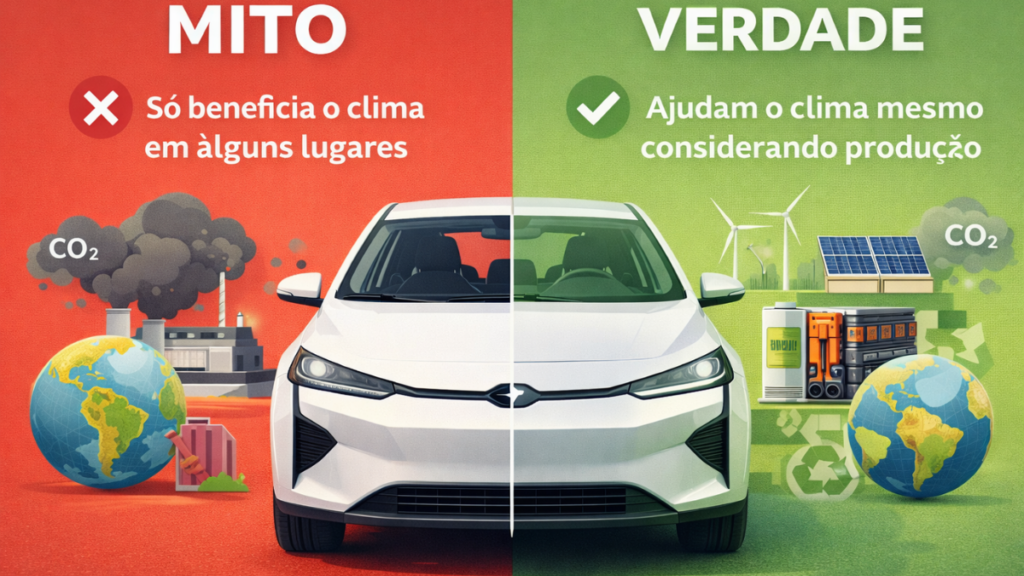mito e verdade sobre carros elétricos