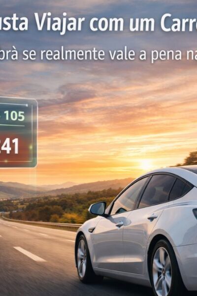 quantos custa viajar com carro eletrico. descubra se vale a pena