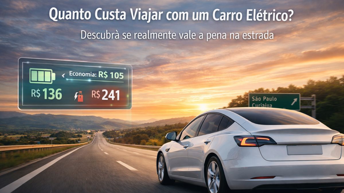 quantos custa viajar com carro eletrico. descubra se vale a pena