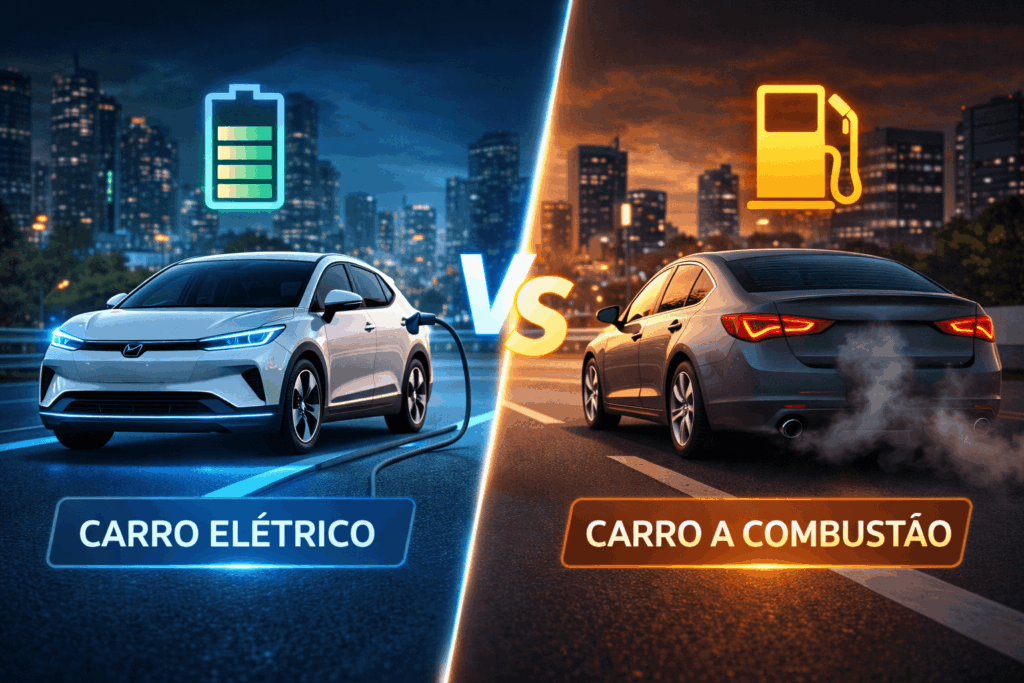 carros eletrico ou a combustão