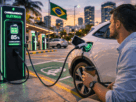 veiculo eletrico carregamento