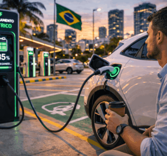 veiculo eletrico carregamento