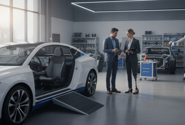 Adaptacao de Carros Eletricos para Pessoas Com Deficiencia