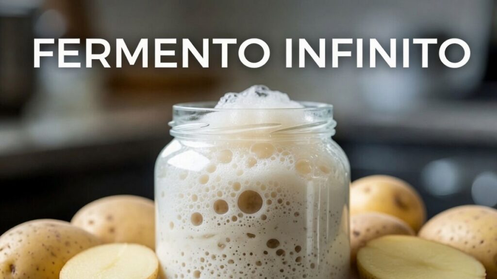 fermento infinito de batatinha