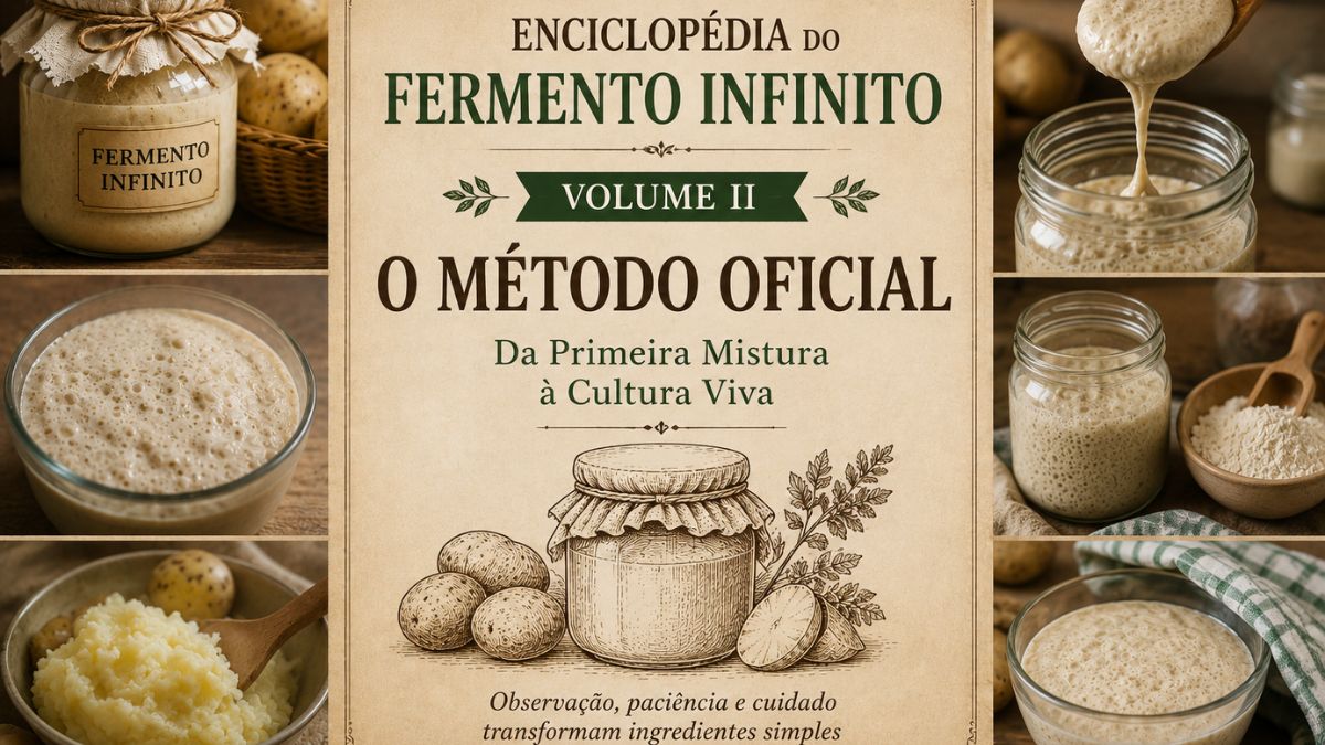 Método Oficial Fermento Infinito Da Primeira Mistura à Cultura Viva
